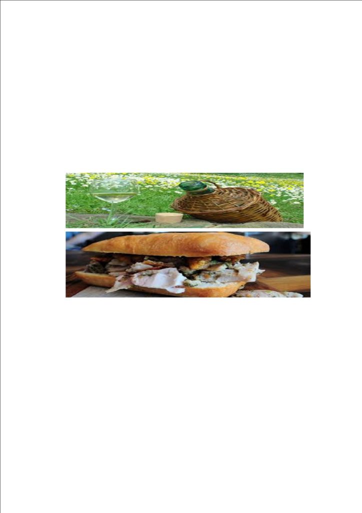 Giovedi' 25 aprile 2019,   pomeriggio    AL CENTRO SOCIALE,   panino con porchetta